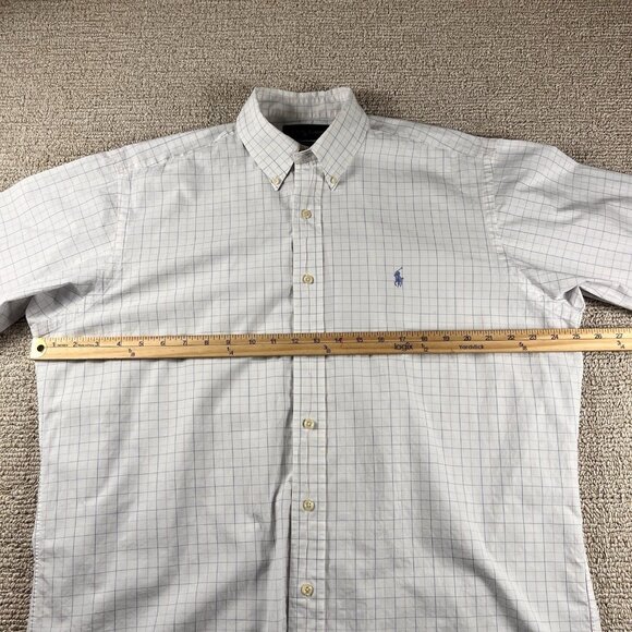 Polo Ralph Lauren Yarmouth Button Down Shirt White Men’s Size 16.5 / Large - Picture 5 of 8
